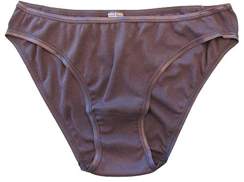 HERMKO 5032 Damen Mini Slip (Bikini-Form) aus Cotton/elastan, Farbe:Pflaume, Größe:44/46 (L)