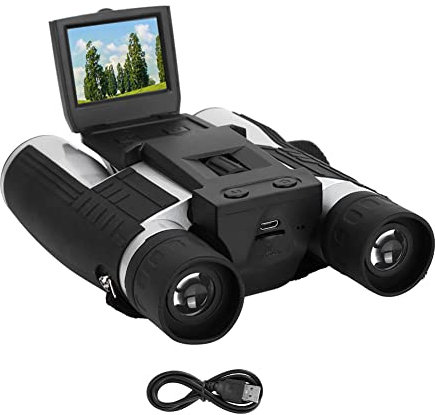 Jumelles, télescope de Jumelles HD Télescope d'appareil Photo numérique Multifonctionnel Grand oculaire 1000 m avec écran 2 Pouces pour l'extérieur