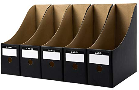 Schreibtisch Organizer Dokument Halter A4 Organisation Papier Stehend Ablage Pappe Aufbewahrungsbox 5 Stück Stehsammler Ordner Zeitschrift Sortierer Tisch Organizator Büro Schule Ablagesystem