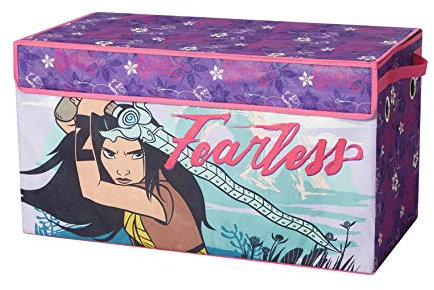 Idea Nuova Disney Raya und der letzte Drache, zusammenklappbar, für Kinderspielzeug, mit Deckel, 76,2 x 36,8 x 40,6 cm, mehrfarbig