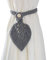 VENUSDALI Lot de 2 porte-cravates pour rideaux bohème, fabriqués à la main, en corde de coton tissées à la main, grises