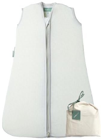 molis&co. Baby-Schlafsack 0.5 TOG. Größe: 85 cm (6-18 Monate). Ideal für den Sommer. Zinnia. 100% Baumwolle (Oeko-TEX 100).