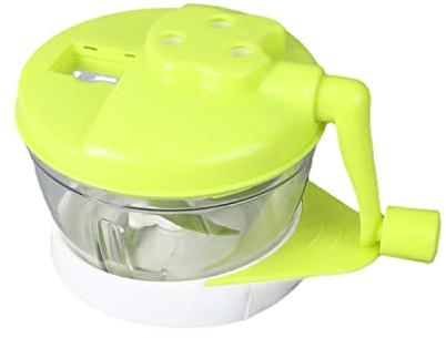 4 en 1 Cortador de Verduras, Multifuncional Mandolina de Cocina Profesional, Redondo Cortador de Alimentos Cortador de Patatas con Asa Giratoria, Accesorios de Cocina para Cortar Cebolla Pepino
