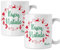 Coppia di tazze Natale Tazza Natalizia PERSONALIZZABILE con nome Buon Natale Christmas Mug 11 Oz Idea Regalo