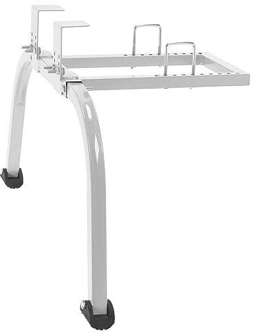 Ladder Stabilizer Accessories Extension Ladder Gutter Guard Safety Devices Anti Slip Ladder Legs for Climbing Painting (Silver Gray)