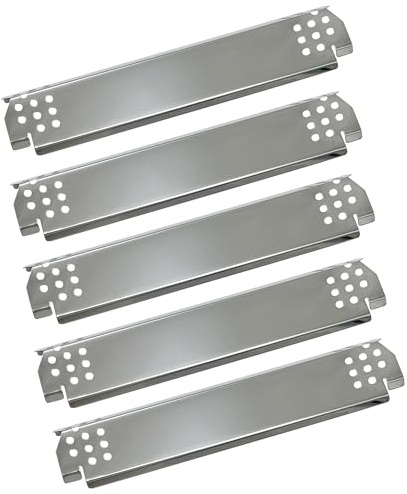 Direct Store Stainless Steel Grill Heat Plates (5-pack) - Replacement for Nexgrill, Cuisinart, Expert Grill, Grill Master, Char-Broil, Kitchen Aid