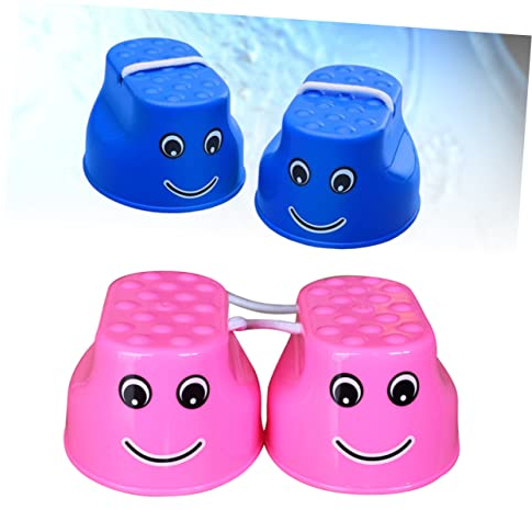 YARNOW 4stücke Stelzenspielzeug Für Junge Mädchen Ab Jahren Sportspielzeug Aus Robustem Kunststoff Für Draußen Spielen Und Gleichgewichtstraining