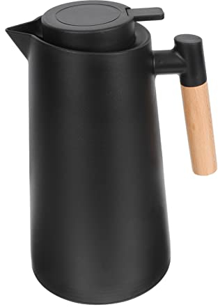 Mikinona Hervidor Térmico Portátil Diseño Sencillo y Asa De Jarra Calentadora De Agua y Té De Gran Capacidad Interior De Aislamiento Para Uso Doméstico y