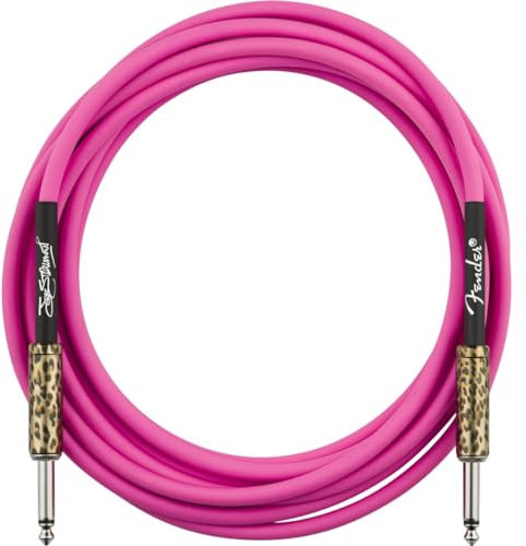 Fender Joe Strummer 13' Instrument Cable, Pink Leopard