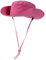 Comhats Sonnenhut Damen UV Schutz 50 mit Pferdeschwanzloch Faltbar wasserdichte Safari Hut Herren Outdoor Wanderhut Boonie Hat Breitkrempe tropenhut Sonnenhut zum Angeln Rosenrot L/XL 60-63CM