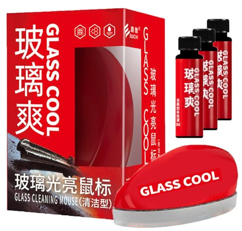 Powerful Windshield Cleaner & Oil Film Remover, Car Glass Oil Film Remover Spray, Window Glass Cleaner for Auto, Auto Interior Exterior Glass Wiper Cleaning Kit (1PC)