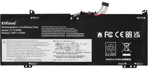 KHlove L17C4PB0 L17M4PB0 Laptop Batteria per Flex 6-14IKB 6-14ARR IdeaPad 530S-14ARR 530S-14IKB 530S-15IKB Yoga 530-14ARR 530-14IKB L17C4PB2 L17M4PB2 5B10Q16066 5B10Q22883 5B10Q16067 Battery 45Wh