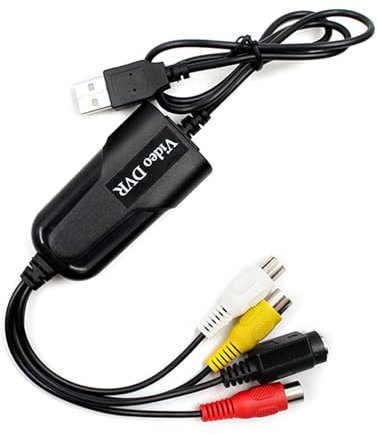 GMBYLBY Carte convertisseur vidéo USB 2.0 - Capture des signaux d'enregistrement vidéo - Convertisseur d'enregistrement unique - Ordinateur portable