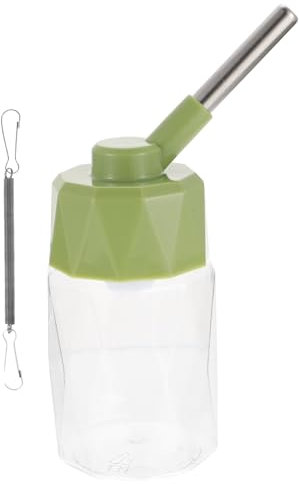 GREENADSCAPE Pets Water Bottle Hamster Cage Dispenser Automatic Water Feeder for Guinea Pigs and Animals Leak Design Easy Installation