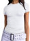 OYIGELZ Women's Basic T-Shirt Short Sleeve Crop Top Y2K Slim Fit Tops Casual Tee Shirts Streetwear(White #1,XL)
