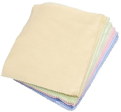 TOKIDNY 100 Stück Mikrofaser Reinigungstücher 13x13cm Fein Für Bildschirm Brillen Kameraobjektive Ohne Streifen Für Elektronik Und Empfindliche Oberflächen