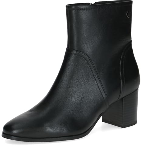 CAPRICE Damen Stiefeletten aus Leder mit Blockabsatz