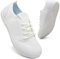 Basket Femme Barefoot Blanc Chaussures Sneakers Légères Basket Sport Respirant Chaussures Running Trail Outdoor Fitness 42