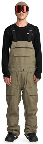 Volcom Herren Roan Bib Overall Snowboardhose – 15k wasserdichte 2-lagige Repreve-Fasern