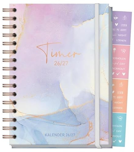 Häfft-Timer Fancy 26/27: Motiv [Bleu & Rosé]