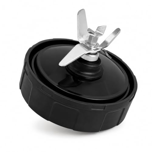 7 Fins Blade Replacement for Nutri Ninja Blender, for Auto iQ BN495UK ETC | Pre-installed gasket prevents leaks. Stainless steel edges for ice crushing. Direct fit for Nutri Ninja cups. Sharp.