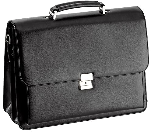 D&N Business Line Aktentasche, 40 cm, 19L, schwarz