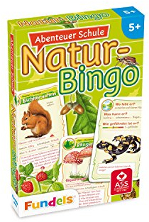 ASS Altenburger 22572843 - Abenteuer Schule - Natur-Bingo, Kartenspiel, Lernspiel