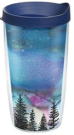 Tervis Inkreel The Heavens Made in USA Double Walled Insulated Tumbler Travel Cup Keeps Drinks Cold & Hot, 16oz, Classic