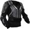 Herren-Motorrad-Rüstung, Sicherheitsschutz, Wirbelsäulenschutz, Motorrad-Rüstung, Sicherheitsjacke mit Rückenschutz für Offroad-Dirt-Bike, Schwarz, 4XL