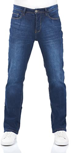 riverso Jeans Herren Stretch Bootcut RIVFalko Jeanshose Hose Denim Blau w36, Farbe:Dark Blue Denim (D212), Größe:36W / 30L