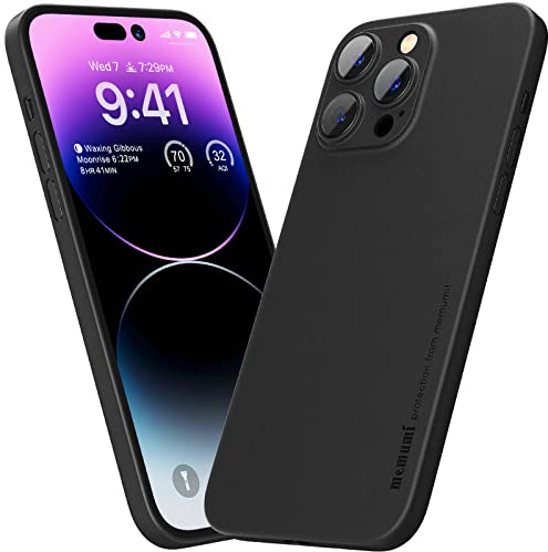memumi Improved Version Case for iPhone 14 Pro Max, Ultra Slim 0.3mm Matte Finish Case, Anti-Scratch and Fingerprint Resistant (6.7'' 2022)