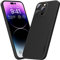 memumi Upgraded Hülle kompatibel mit iPhone 14 Pro Max, Mehrweg 0.3 mm dick Slim Fit, Mattes Finish [rutschfest, Kratzfest] Schutzhülle Extra Dünn Hardcase kompatibel mit iPhone 14 Pro Max -Schwarz
