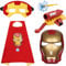 BESTZY Capes Set, Cosplay Costume Super Hero Costume Launcher Wrist Toy Cartoon Mask Launcher Glove Children Fancy Dress Costume Cosplay Props Gift for Kids Birthday Party Christmas