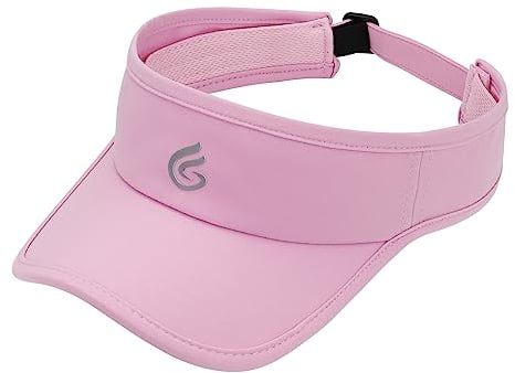 Gisdanchz Casquettes Visières Femme Homme Casquette Visiere Femme Homme Tennis Anti UV Ete Sport Golf Chapeau Visiere Femme Homme Soleil Transparente, Rose