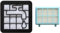 RijPex Filtri HEPA compatibili con Philips Power PRO Compact FC9331/09 FC9332/09 FC8010/01 Parti for aspirapolvere Filtro in Schiuma