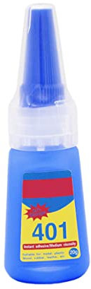 Colla in gomma super colla liquido 401 multiuso super-colla per tutto lo scopo trasparente istantanea asciutto per incollare materiali porosi tessuto in pelle in legno, colla super colla