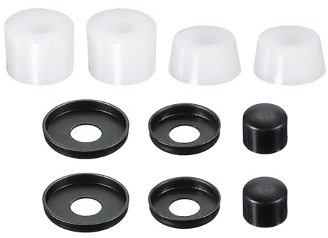 PATIKIL Skateboard-Buchsen, A PU Longboard-Truck-Reparatur-Kit Buchsen Unterlegscheiben Pivot-Cups für Outdoor-Skateboard-Teile, Blau