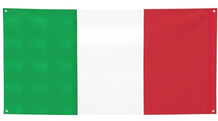 Party-Banner mit Italien-Flagge, Banner für alle Veranstaltungen, helle Flaggen für Geburtstag, Erntedankfest und mehr