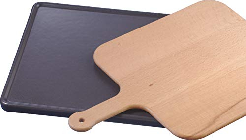Bosch HEZ327000 Zubehör für Backöfen, anthrazit, perfekt für knusprige Pizza, Made in Germany