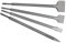 4x SDS-Plus Meißelset für Hilti TE-C TE104/105/15c/16/17/18/2/24/25/30C