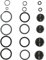 Sram Spare - Disc Brake Spare Parts Caliper Piston Kit Includes 2-16mm &2-14mm Caliper Pistons Seals & O-Rings) - Guide R Rs, Rsc(A1-B1):
