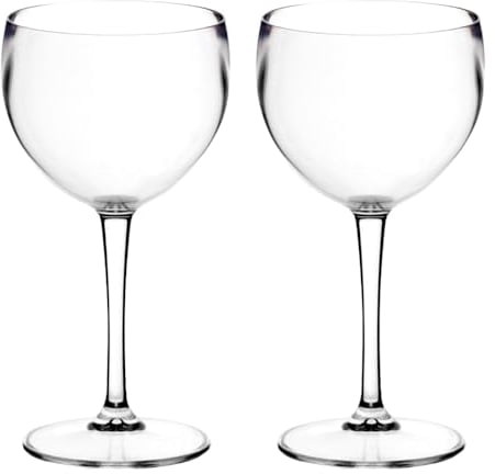 Avenue, infrangibili in policarbonato bar/Copa palloncino gin occhiali. Confezione da 2. Capacità 400 ml