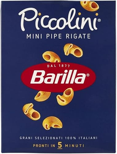 Barilla Piccolini - Tubo para niños (10 unidades, 500 g, 100 % italiano) ¡Perfecto para niños!
