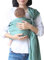 vlokup Ring Sling Baby Carrier Wrap | Luxus leicht atmungsaktiv Leinen und Baumwolle Baby Tragetücher für Infant, Neugeborene, Kinder und Kleinkinder | Einstellbare, Stillen, Dusche Geschenk