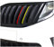 Finest Folia 30 teiliges Aufkleber Set für Front Kühlergrill Sticker für Gitter Nierenaufkleber Zierstreifen Folie selbstklebend Kfz Zubehör (K005 Deutschland)