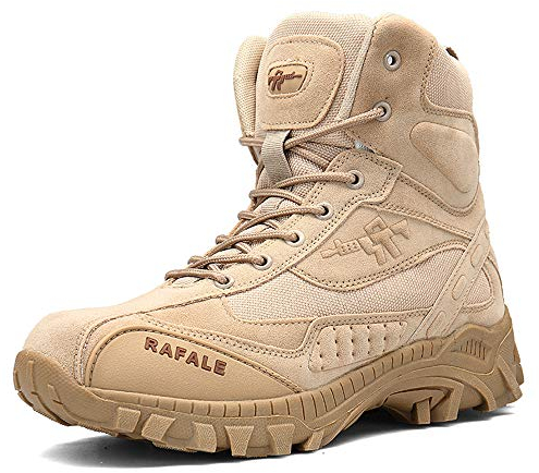 Lyoridra Herren Wanderschuhe Kampfstiefel Armee Tactical Boot Outdoor Trekking Schuhe