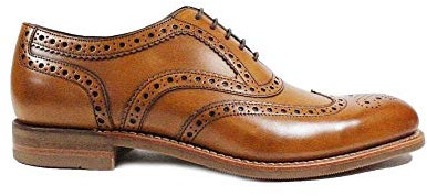 Loake Mens Kerridge Brogue Shoes Tan 9 UK