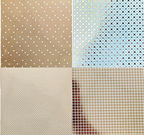 Faltpapier X-Mas Roségold 32 Blatt 15x15cm Origami-Figuren