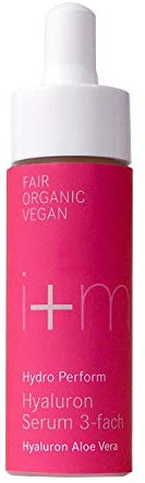 i+m® Hyaluron Serum 3-fach 25ml · Natürliches Anti Aging BIO Gesichtsserum hochdosiert · Feuchtigkeitsserum ohne Alkohol · 3-fach Hyaluronsäure für Gesicht · Vegan