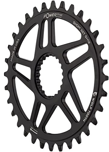 Wolf Tooth SHDMBST-O Plato 1x Bicicleta, Adultos Unisex, Negro, 34